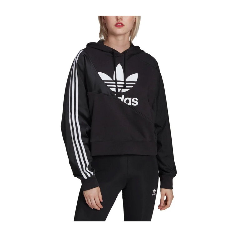 Ekologiczny kaptur z bawełny w stylu lat 80. Adidas