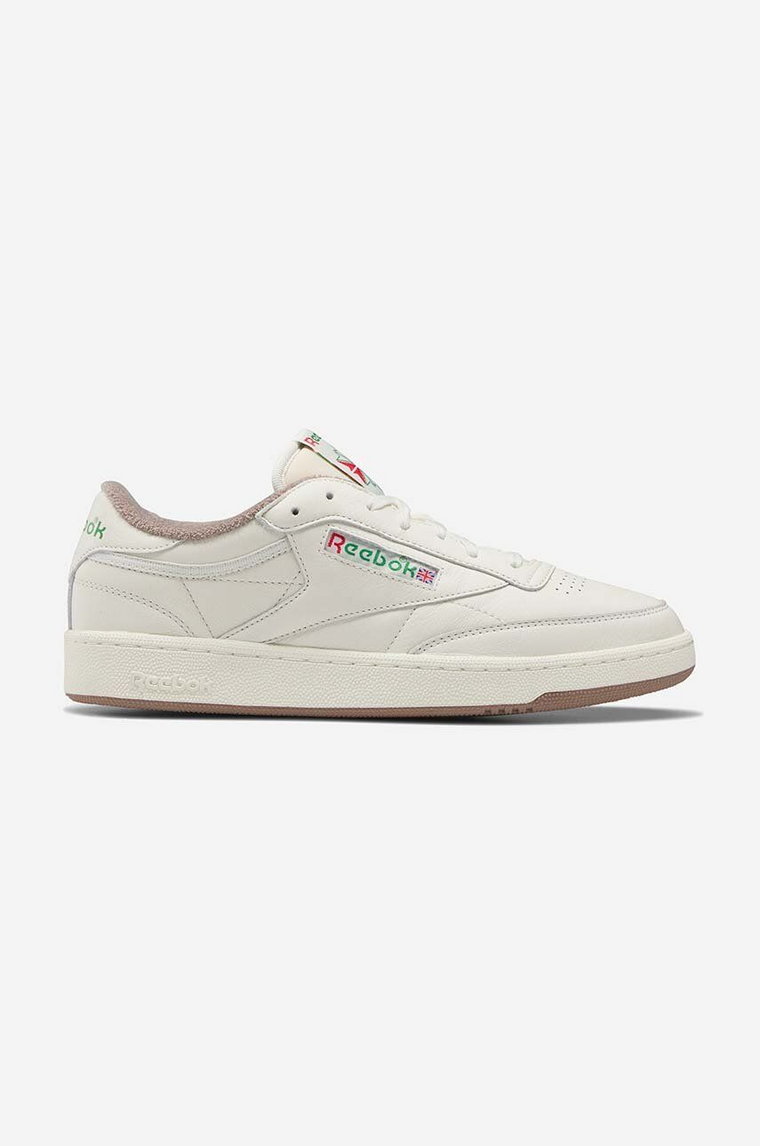 Reebok Classic sneakersy skórzane Club C 85 Vintage GZ5161 kolor beżowy GZ5161-creamy