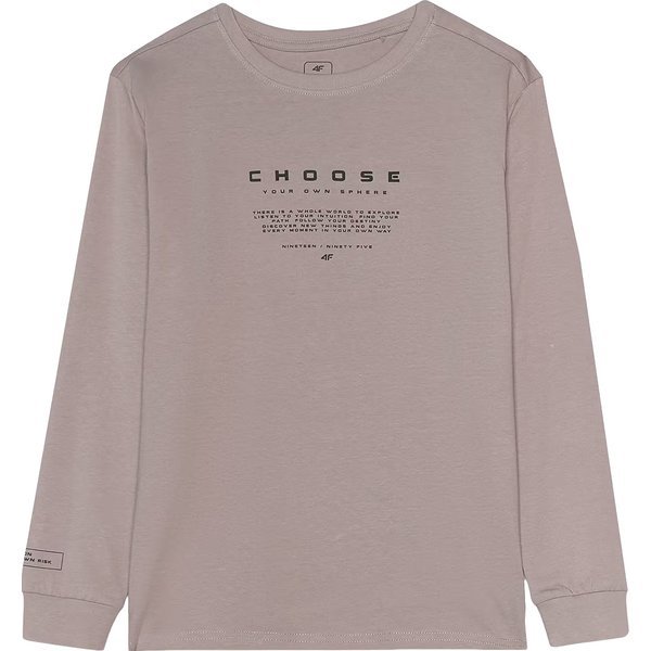 Longsleeve chłopięcy 4FJWAW24TLONM294 4F