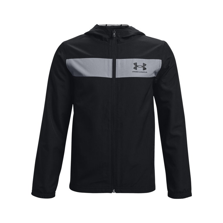 Chłopięca kurtka treningowa UNDER ARMOUR UA Sportstyle Windbreaker - czarna