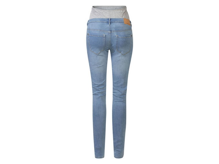 esmara Jeansy ciążowe z bawełną, Skinny Fit (46, Jasnoniebieski denim)