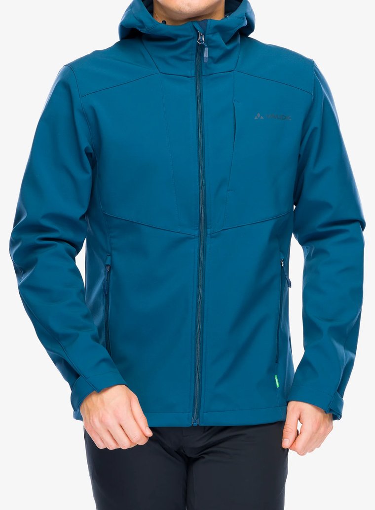 Kurtka softshell Vaude Cyclone Hooded Jacket - baltic sea