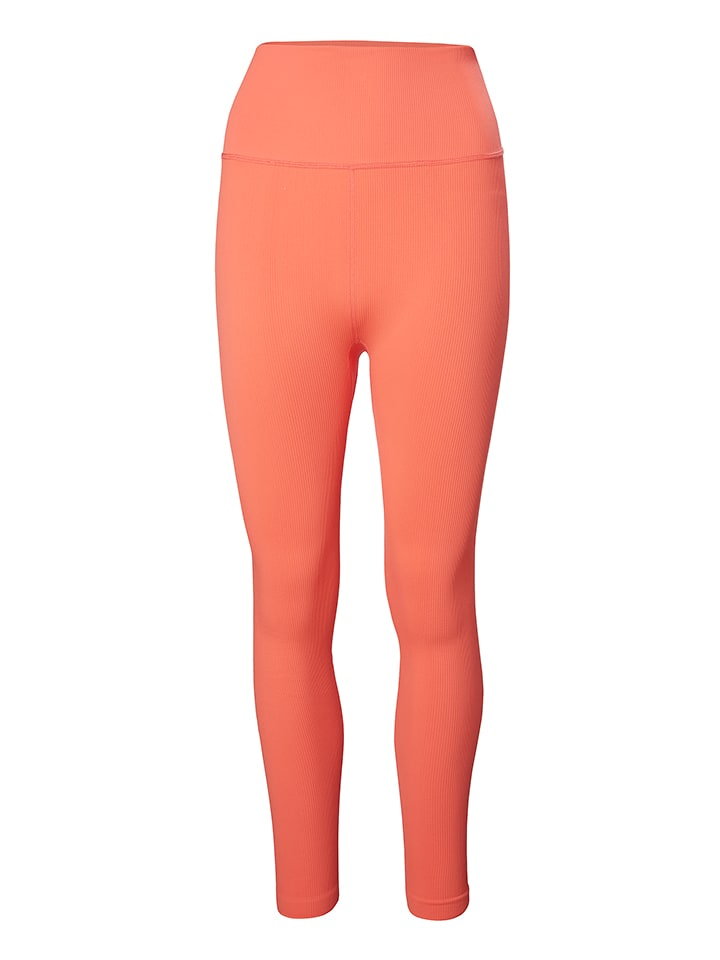 Helly Hansen Legginsy sportowe "Allure Seamless" w kolorze pomarańczowym