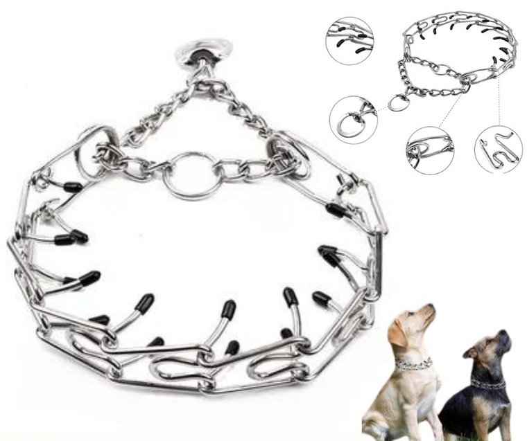 Kolczatka dla psa z gumowymi kolcami regulowana do 48cm