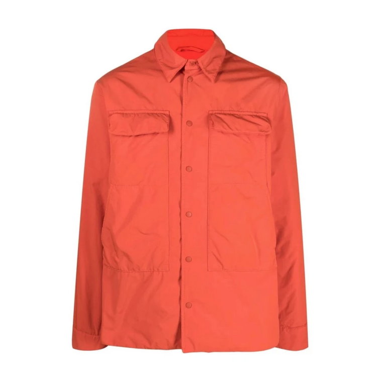 Koszula XON Pomarańczowa z Dwoma Kieszeniami Aspesi