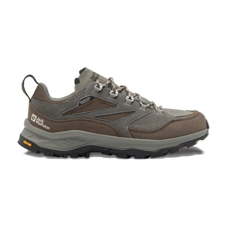 Męskie buty trekkingowe Jack Wolfskin CYROX TEXAPORE LOW M cold coffee - 41