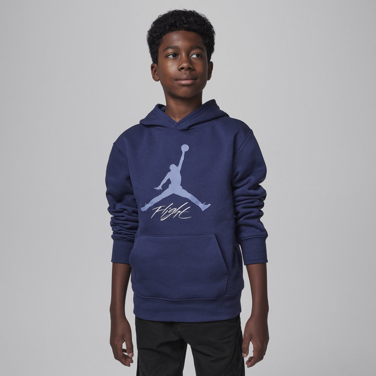 Bluza dla dużych dzieci Jumpman Baseline Jordan - Niebieski