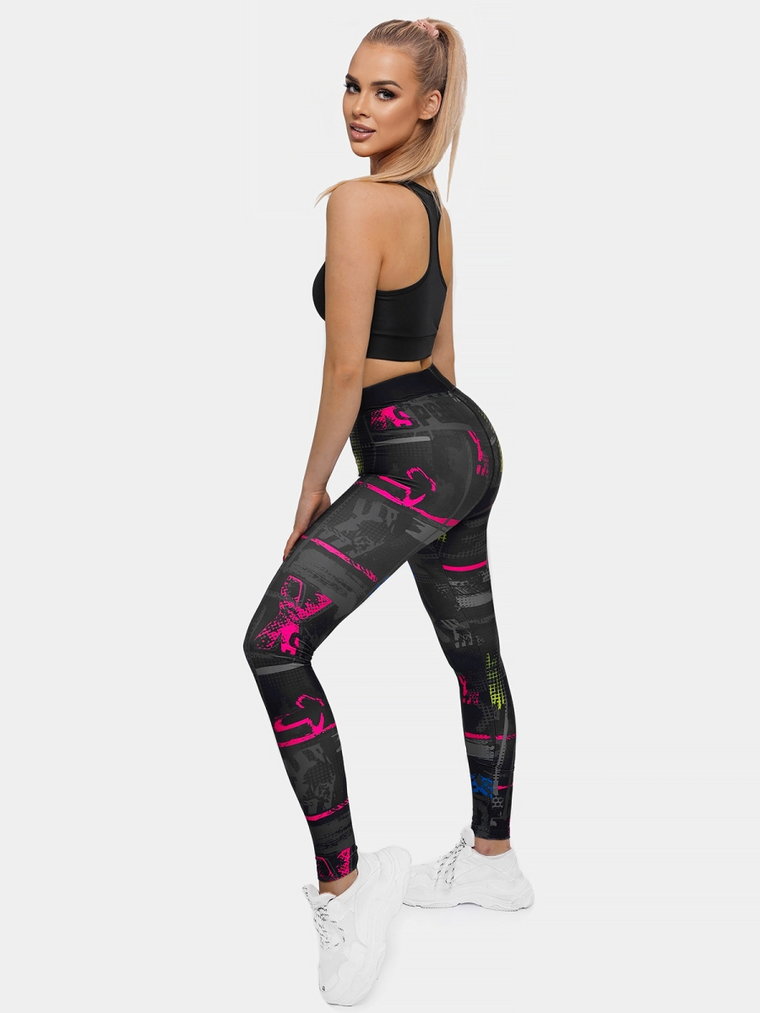 Legginsy damskie czarne OZONEE O/20668Z