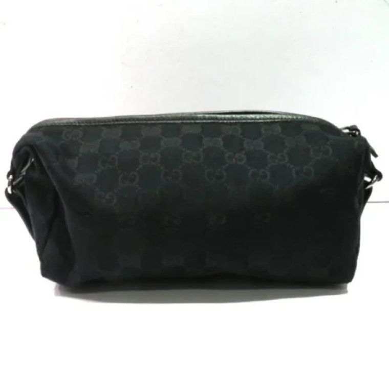 Pre-owned Canvas clutches Gucci Vintage