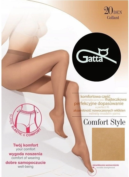 Gatta Comfort Style lycra 20den visone 3