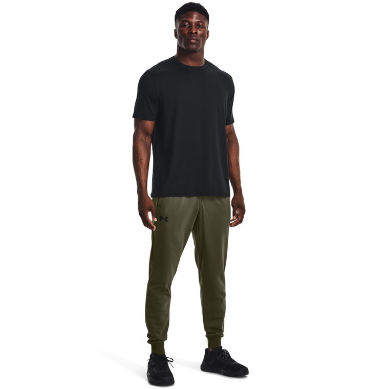 Męskie spodnie treningowe UNDER ARMOUR UA Armour Fleece Joggers - oliwkowe/khaki