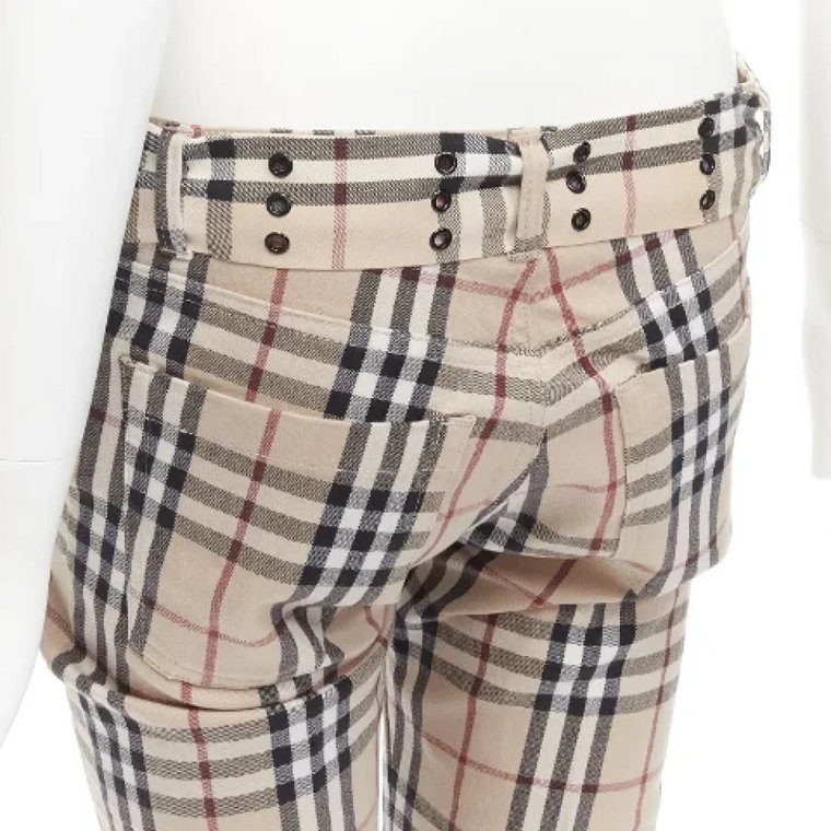 Pre-owned Cotton bottoms Burberry Vintage