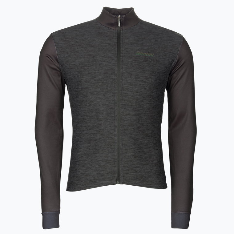 Longsleeve rowerowy męski Santini Colore Winter black