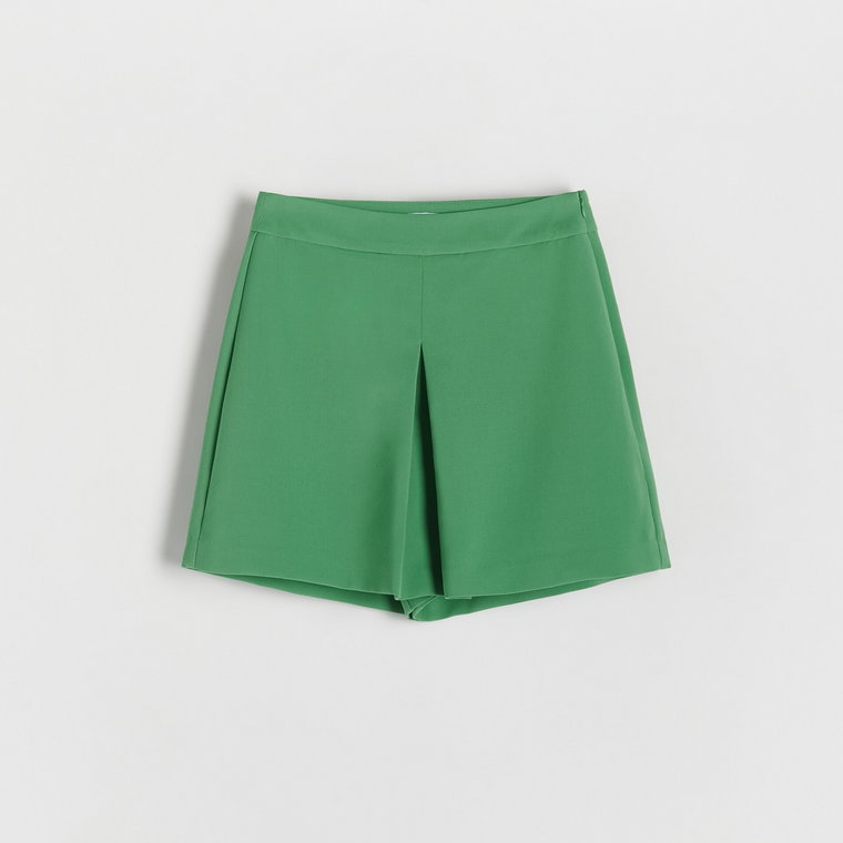 Reserved - Szorty imitujące spódnicę - zielony