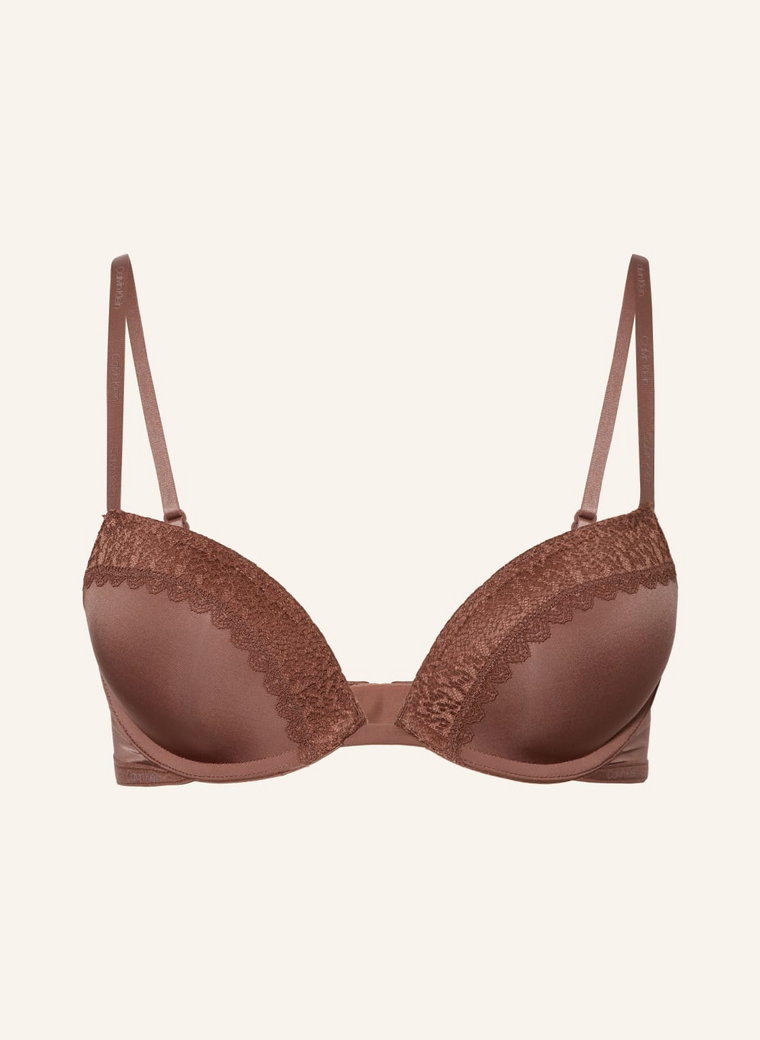 Calvin Klein Biustonosz push-up FLIRTY kolor różowy