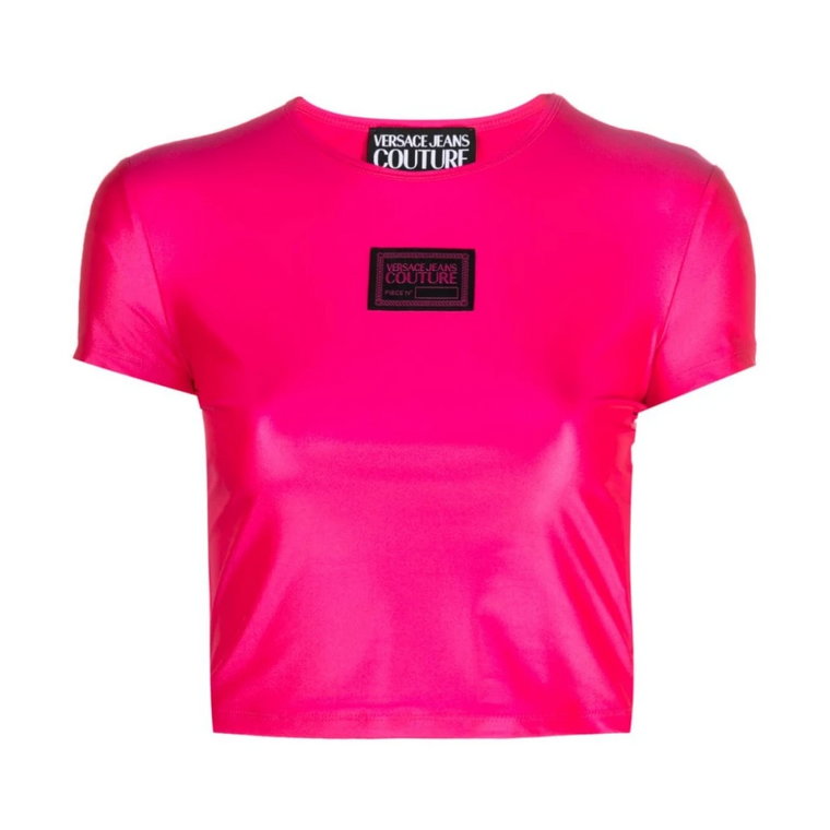 Fuchsia T-shirty i Pola - Moda Damska Versace Jeans Couture