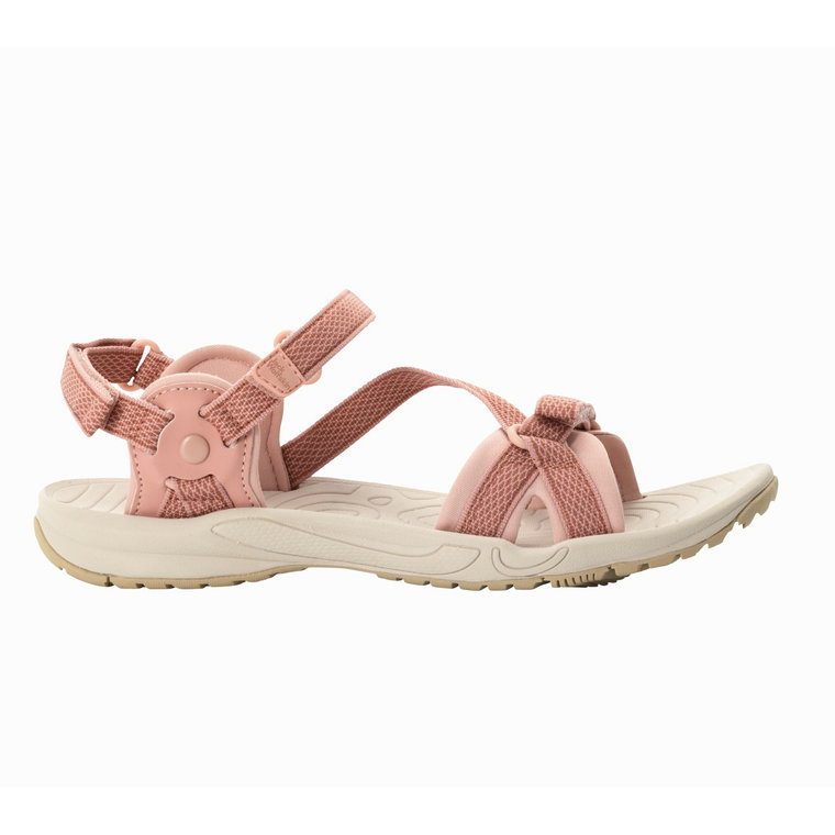 Sandały sportowe damskie Jack Wolfskin LAKEWOOD RIDE SANDAL W rose dawn - 38