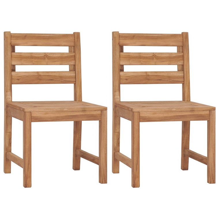 Krzesło ogrodowe drewniane tekowe, 50x59x90 cm, ko / AAALOE