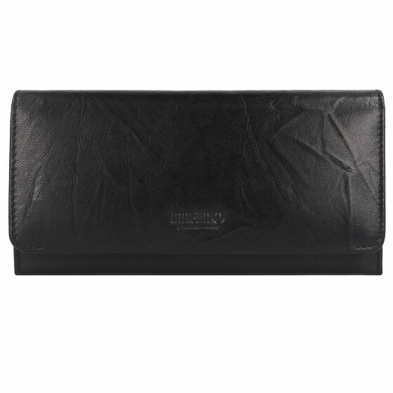 mano Donna Aurona Wallet RFID Leather 19 cm schwarz