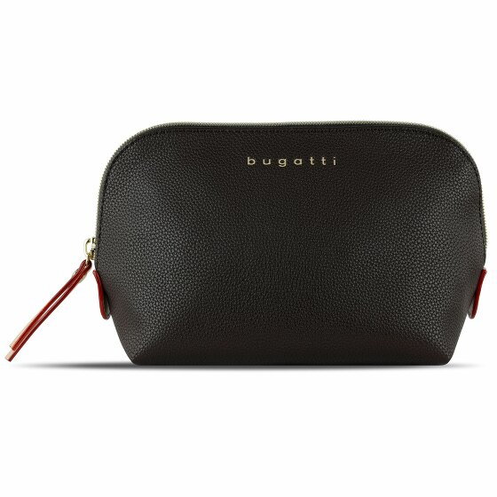 bugatti Ella Cosmetic Bag 22 cm dunkelbraun