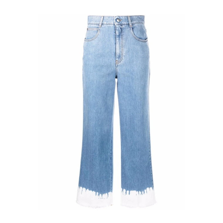 Tie-Dye Cropped Jeans Stella McCartney
