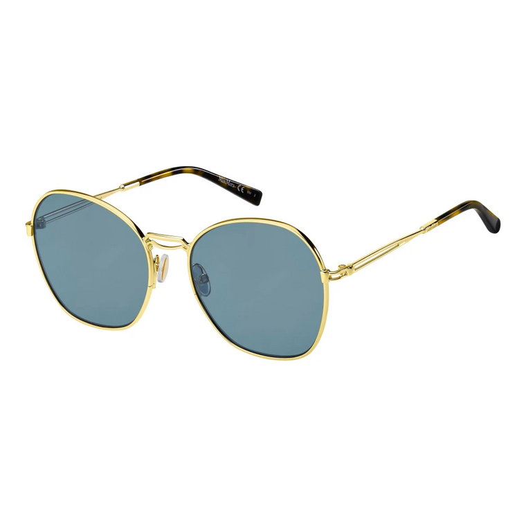 Gold/Blue MM Bridge III Sunglasses Max Mara
