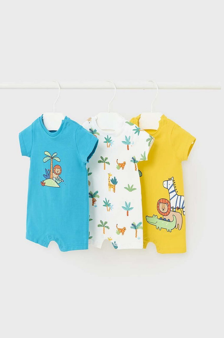 Mayoral Newborn rampers niemowlęcy 3-pack