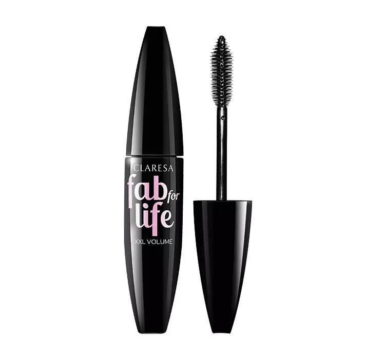 CLARESA FAB FOR LIFE TUSZ DO RZĘS DEEP BLACK 12ML