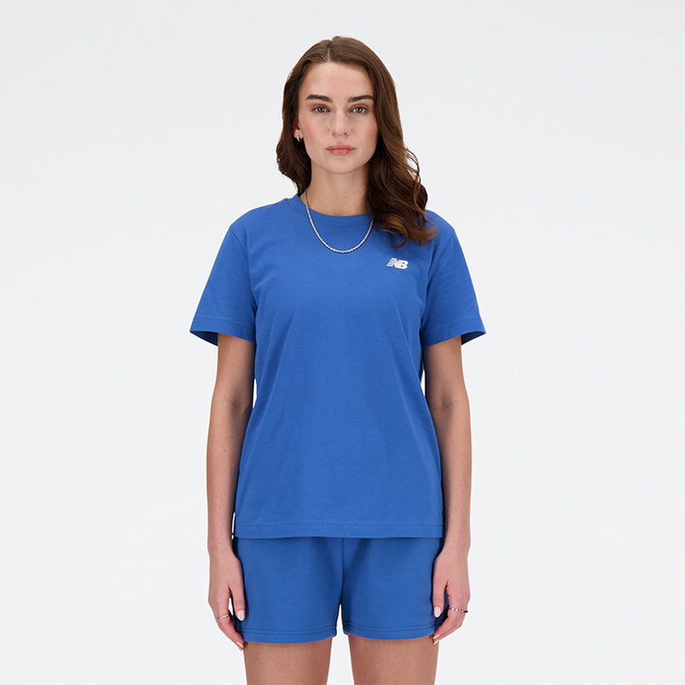 Koszulka damska New Balance WT41509BEU  niebieska