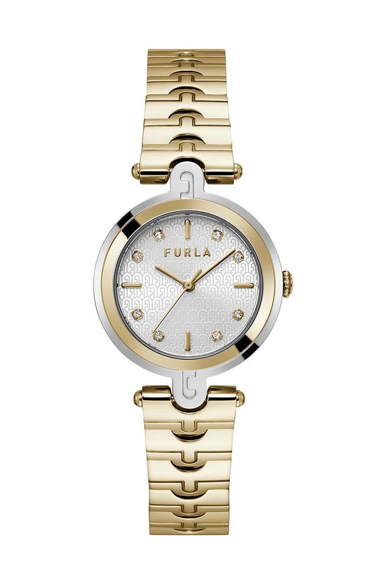 Furla zegarek WW00041008L2 damski kolor złoty
