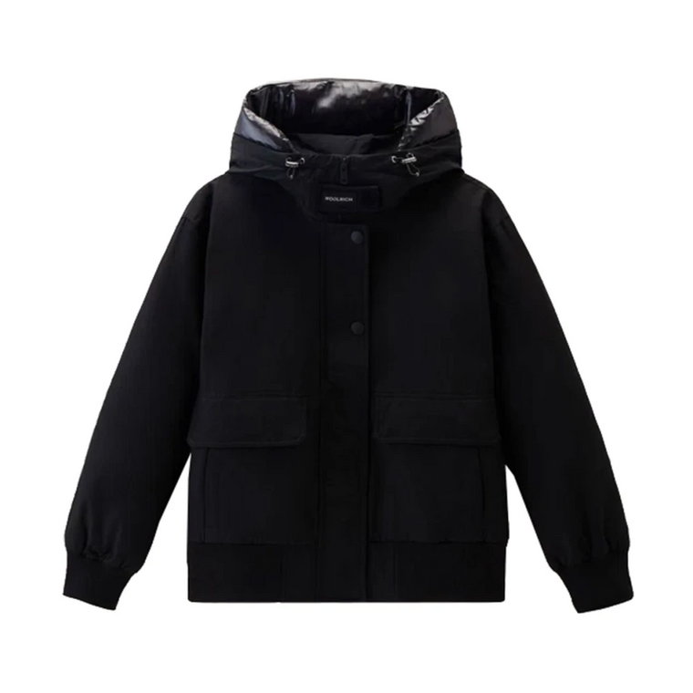 Czarna Kurtka Arctic Bomber Woolrich