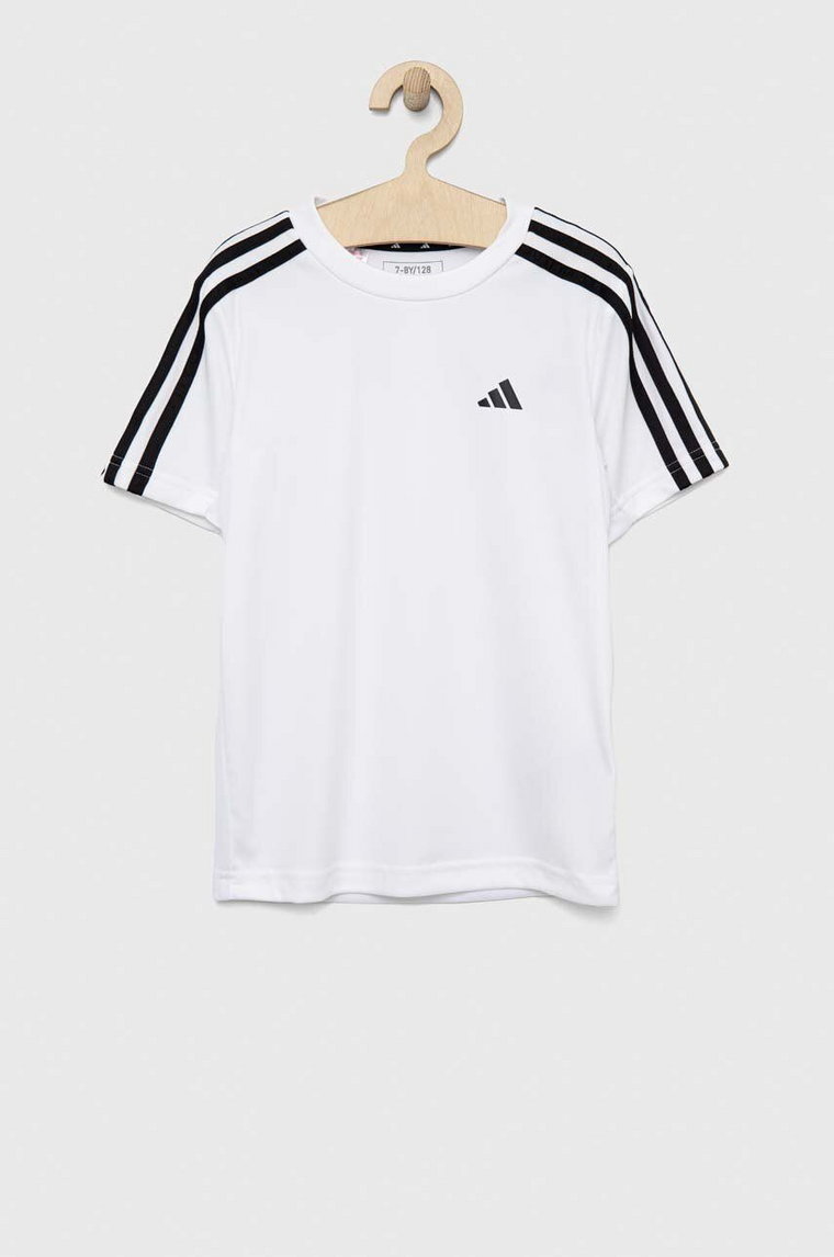 adidas t-shirt dziecięcy U TR-ES 3S kolor biały z aplikacją