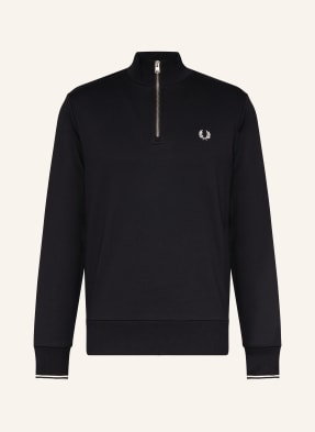 Fred Perry Bluza Dresowa Typu Troyer schwarz