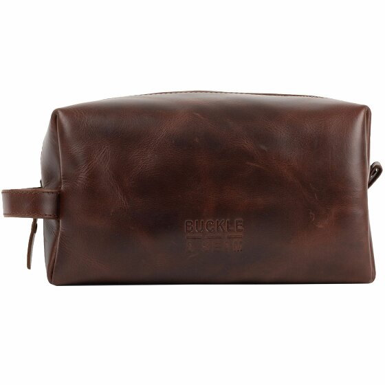 Buckle & Seam Everest Kosmetyczka Skórzany 22 cm brown