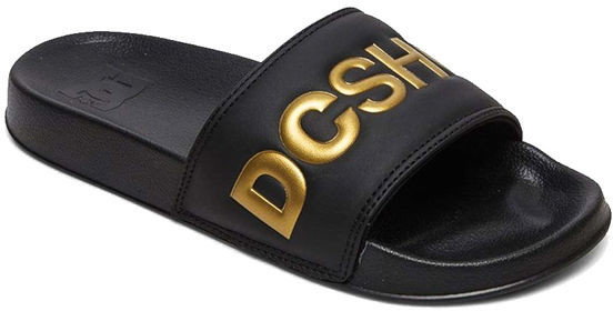 Dc SLIDE SE BLACK/GOLD obuwie - 40,5EUR