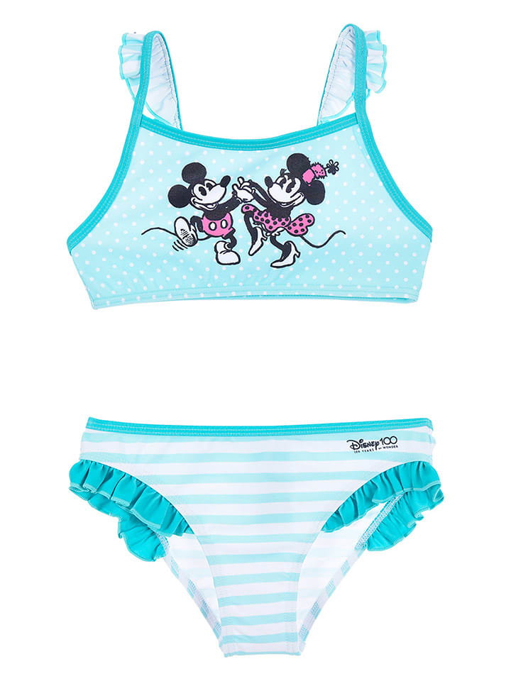 Disney Minnie Mouse Bikini "Minnie" w kolorze turkusowym