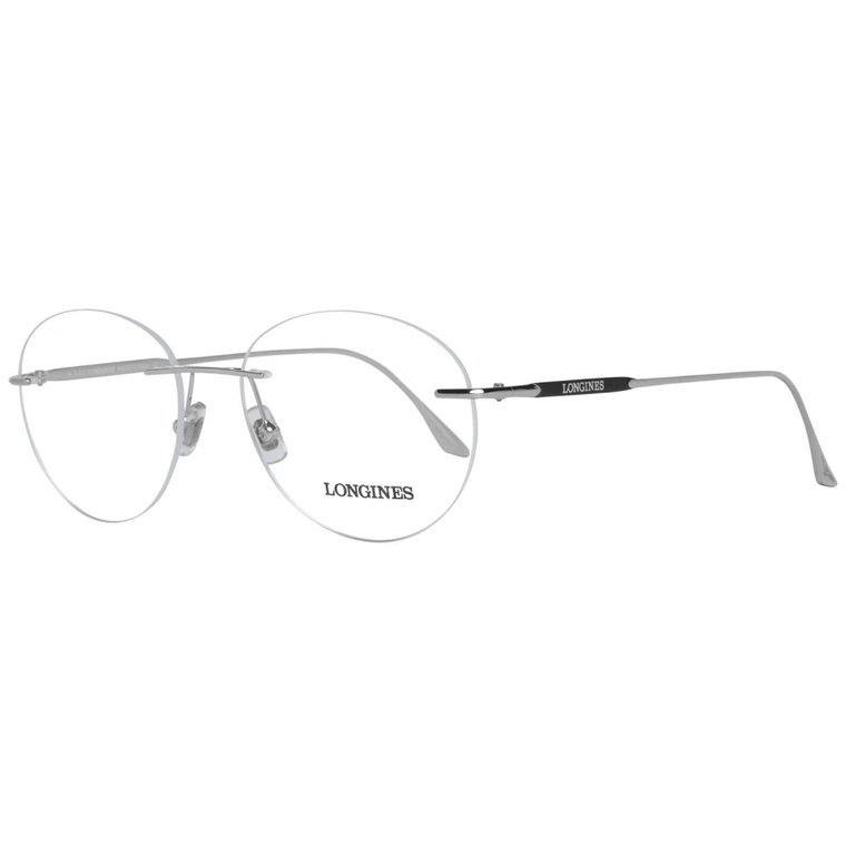 Srebrne Męskie Okulary Optyczne Longines
