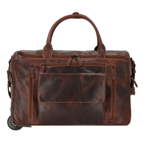 Greenburry Rugged 2 kółka Torba podróżna Skórzany 53 cm brown