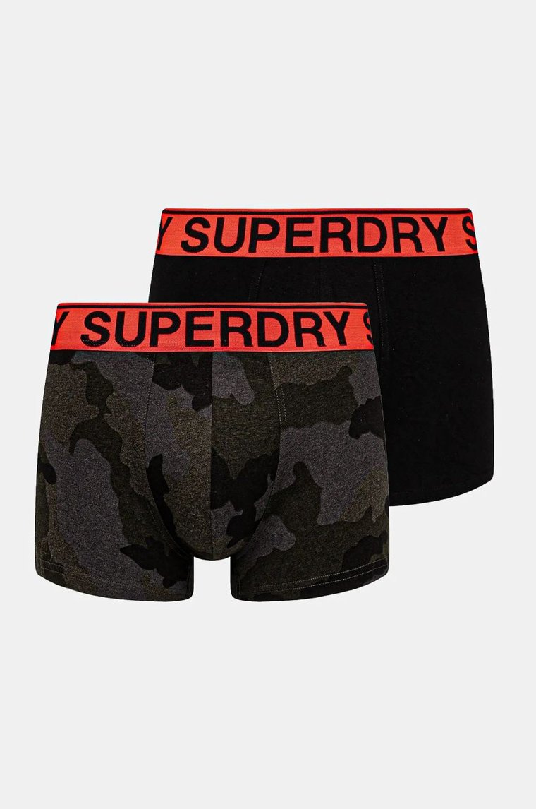 Superdry bokserki 2-pack męskie kolor czarny M3110461A-CS4