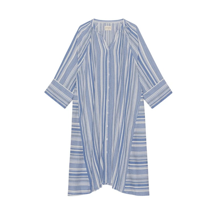 lily dress blue stripe Moshi Moshi Mind