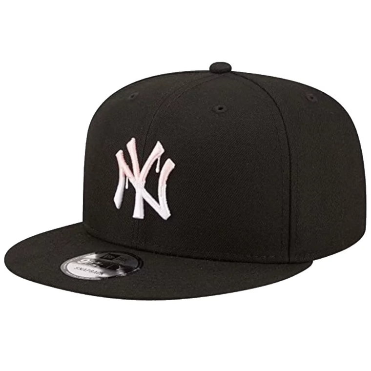 New Era Team Drip 9FIFY New York Yankees Cap 60285215, Męskie, Czarne, czapki z daszkiem, poliester, rozmiar: S/M