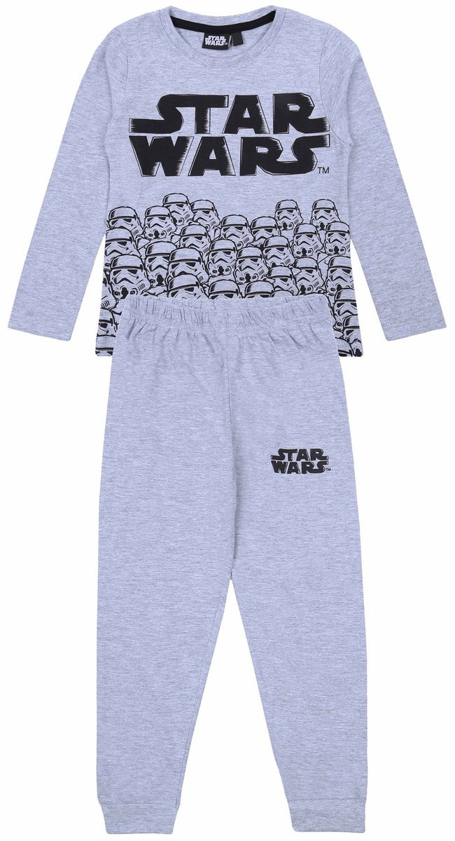 Szaro-czarna chłopięca piżama Star Wars DISNEY
