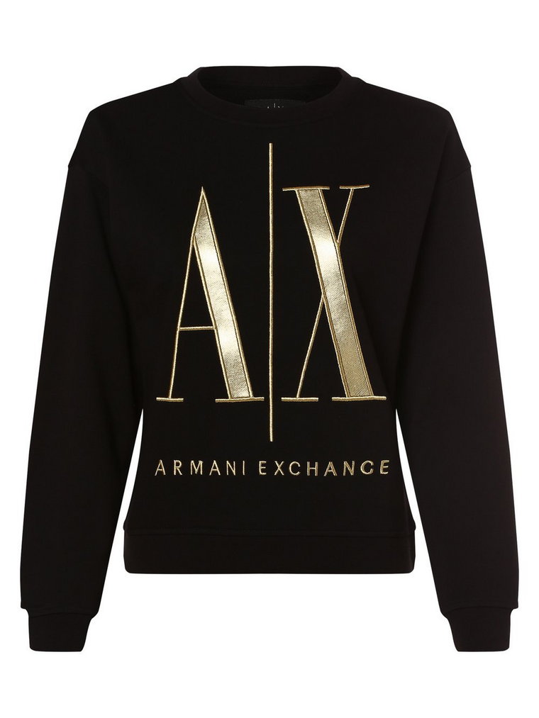 Armani Exchange - Damska bluza nierozpinana, czarny