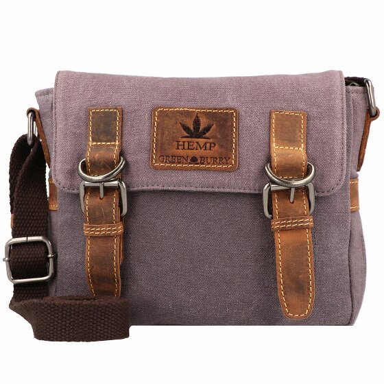 Greenburry Vintage Hemp Torba na ramię 22 cm light grey