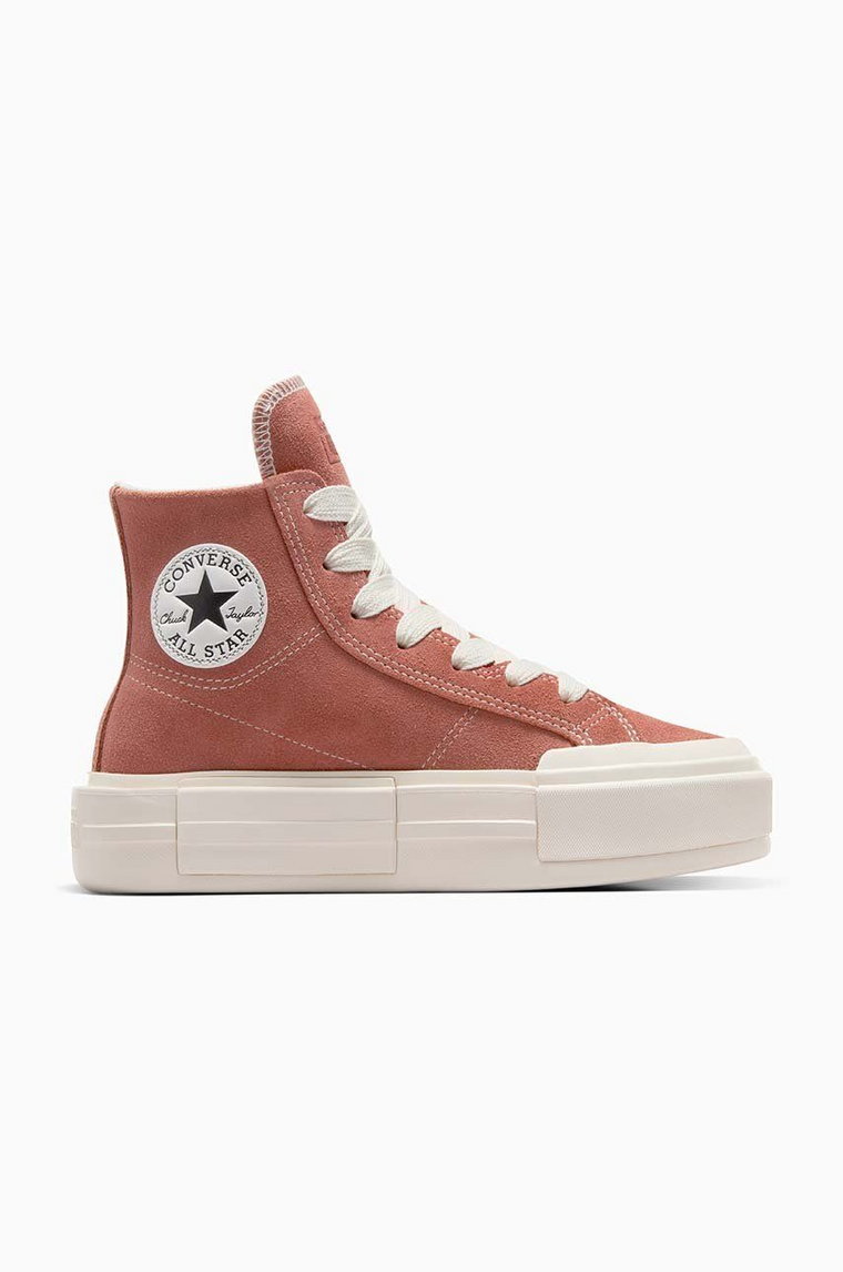 Converse trampki zamszowe Chuck Taylor All Star Cruise kolor pomarańczowy A10437C