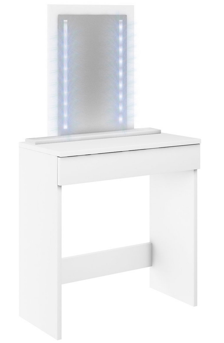Toaletka MEGAN do makijażu modułowa z oświetleniem LED biała