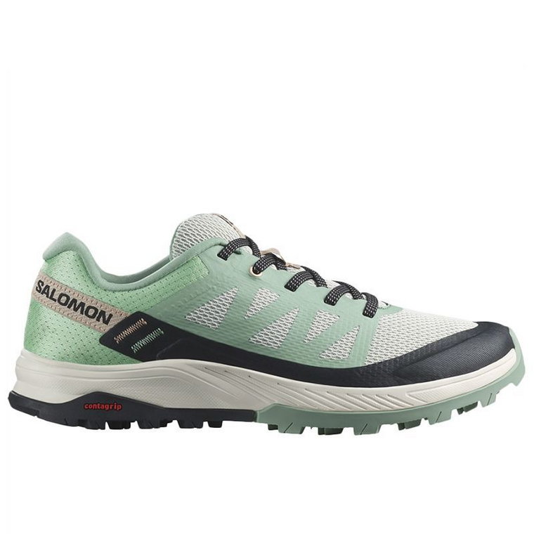 Buty Salomon Outrise L47160300 - zielono-beżowe