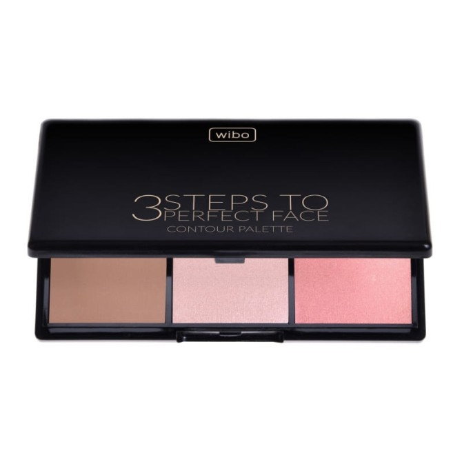 Wibo 3 Steps To Perfect Face Contour Palette paleta do konturowania twarzy Light 10g