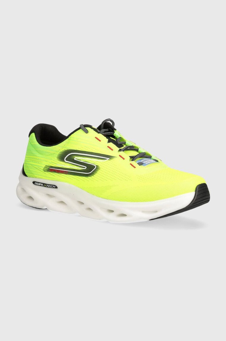 Skechers buty do biegania GO RUN Swirl Tech Speed kolor zielony