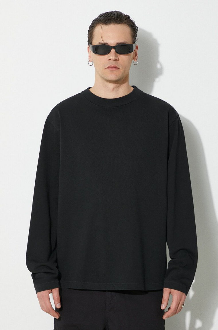 424 longsleeve bawełniany Alias T-Shirt L/S kolor czarny gładki FF4SMH03AP-JE341.999